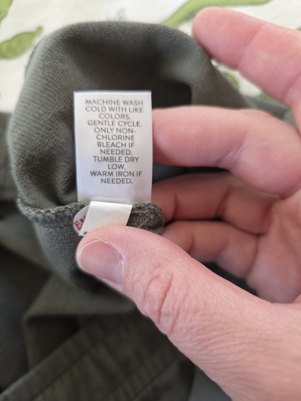 J.Jill XL Caraway Olive Green Stretch Cotton Pull-On Cargo Pants NWT - Picture 8 of 8